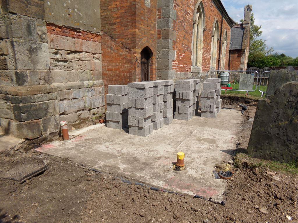 July 9th 2021 - Ready for bricklaying to begin